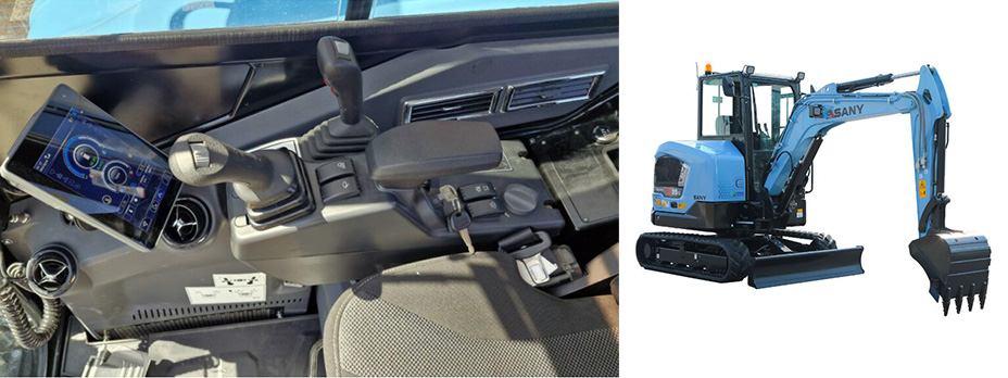 SANY SY35E - Vedere laterală